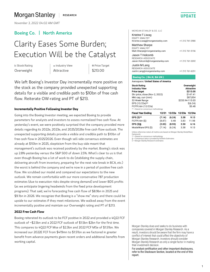 2022-11-03-BA.N-Morgan Stanley-Boeing Co. Clarity Eases Some Burden; Execution Will be the...-990500852022-11-03-BA.N-Morgan Stanley-Boeing Co. Clarity Eases Some Burden; Execution Will be the...-99050085_1.png